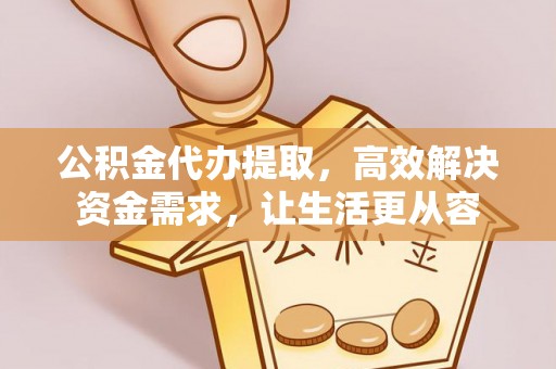 金山屯公积金代办提取，高效解决资金需求，让生活更从容