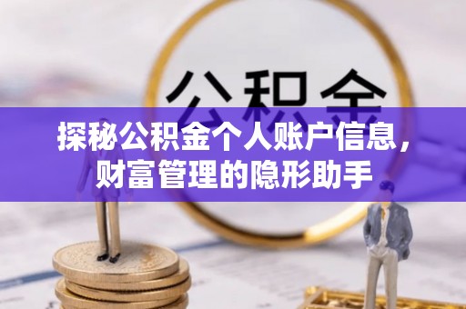 金山屯探秘公积金个人账户信息，财富管理的隐形助手