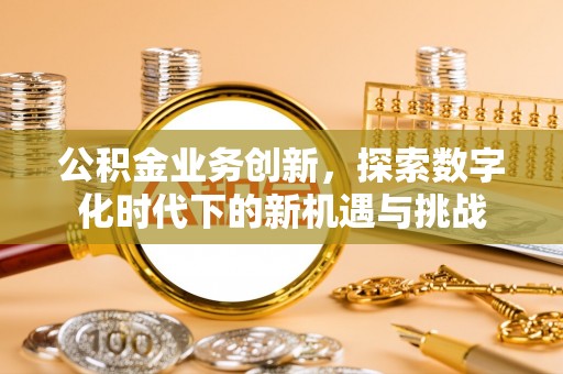 金山屯公积金业务创新，探索数字化时代下的新机遇与挑战