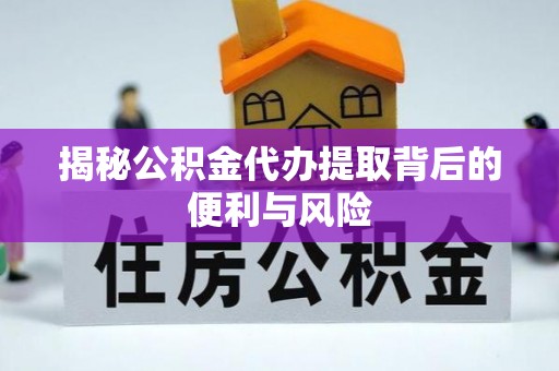 金山屯揭秘公积金代办提取背后的便利与风险