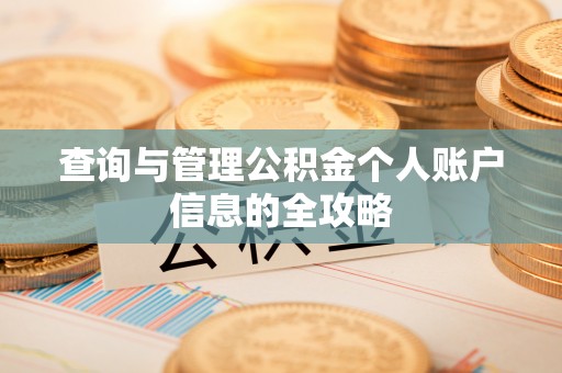 金山屯查询与管理公积金个人账户信息的全攻略