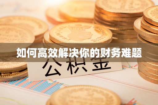 金山屯如何高效解决你的财务难题
