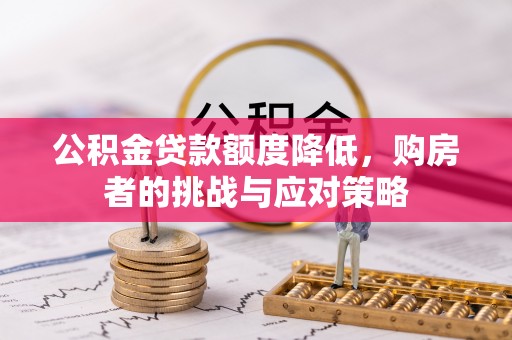 金山屯公积金贷款额度降低，购房者的挑战与应对策略