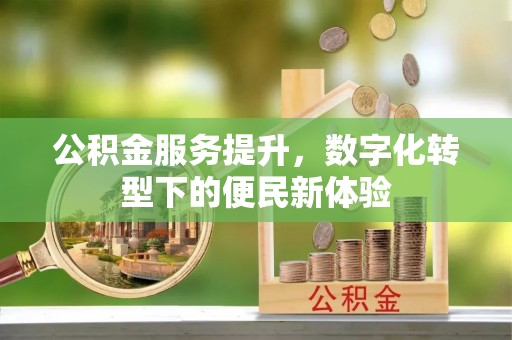 金山屯公积金服务提升，数字化转型下的便民新体验