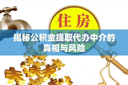 金山屯揭秘公积金提取代办中介的真相与风险