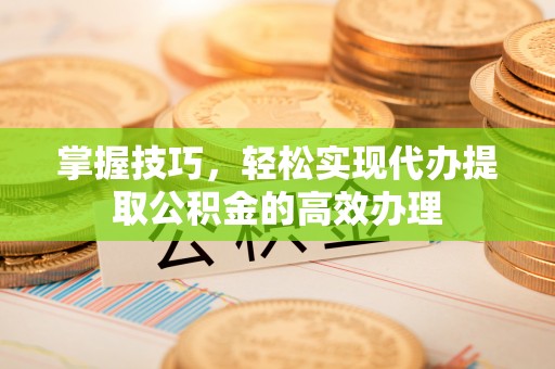 金山屯掌握技巧，轻松实现代办提取公积金的高效办理