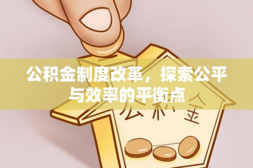 金山屯公积金制度改革，探索公平与效率的平衡点