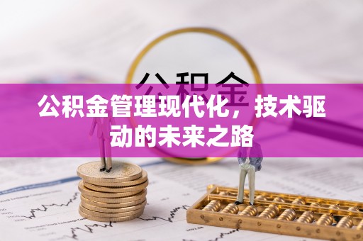 金山屯公积金管理现代化，技术驱动的未来之路
